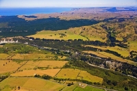 Aerial;Hawkes_Bay_Coast;bush;native_forrest;golden_sands;bluffs;River;cliffs;san