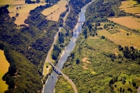 Aerial;Hawkes_Bay_Coast;bush;native_forrest;golden_sands;bluffs;River;cliffs;san