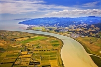 Aerial;Coromandel_Coastline;Coromandel;sandy_beaches;bachs;holiday_homes;blue_sk