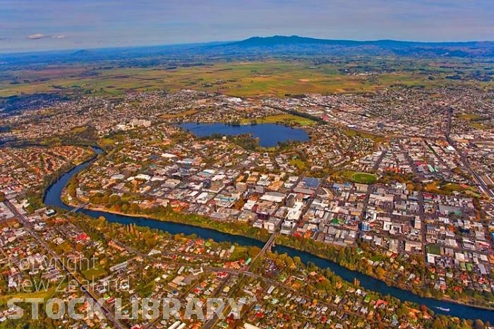 aerial;Hamilton;Waikato River;industrial buildings;suburburban;Lake Rotoroa;Waikato Hospital;hamilton Hospital