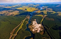 Aerial;Whakamaru;Waikato;bush;native_forrest;Waikato_River;hydro_electricity;hyd