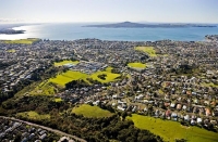 Aerial;Kohimarama;Auckland_East;Auckland;Tamaki_Strait;blue_sky;blue_sea;Beach;h