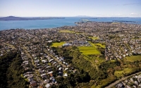 Aerial;Kohimarama;Auckland_East;Auckland;Tamaki_Strait;blue_sky;blue_sea;Beach;h