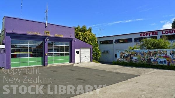 Katikati:;murals;firestation