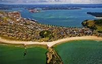 Aerial;Mount_Maunganui;Mt_Maunganui_Town_Centre;Bay_of_plenty;blue_seablue_skysa