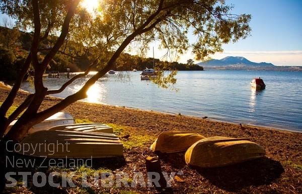 Acacia Bay;Trout Fishing;Taupo;South Waikato;pleasure boat harbour;dingies;holiday homesSteam generated electricity;Taupo;Lake Taupo;Waikato river;Acacia Bay;Trout Fishing