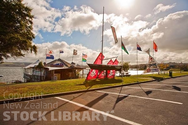 Taupo;Trout Fishing;South Waikato;Lake Taupo;Waikato river;jet boating;tourists;visitor centre;boat harbour;marina;yacht;yachts;launch;launches;holiday homes.baches;Autumn Colours;Watersports Cafe;national flag