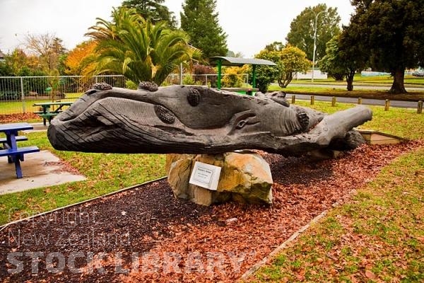 Tokoroa;South Waikato;agricultural;agricultural centre;Timber;timber industry;Rolly Munro Sculptures;South Waikato District Council Building;Pureora Forest;Maori carving;clock tower;Down Town;sculptures;murals;civic sculptures;Playground Sculpture