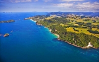 Aerial;Coromandel_Coastline;Coromandel;sandy_beaches;bachs;holiday_homes;blue_sk