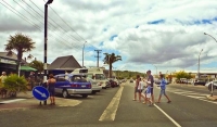 Tairua;Coromandel;sandy_beaches;bachs;holiday_homes;blue_sky;blue_sea;bush;nativ