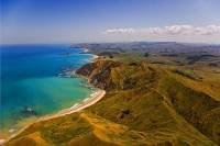 Aerial;Eastland_Bays;bluffs;cliffs;rocky_shorelines;sea_fishing;bush;mountains;b