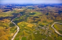 Aerial;Gisborne;Turanganui_River;industrial_buildings;suburburban;Hospital;bridg