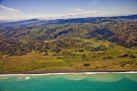 Aerial;Hawkes_Bay_Coast;bush;native_forrest;golden_sands;bluffs;River;cliffs;san