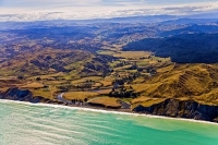 Aerial;Hawkes_Bay_Coast;bush;native_forrest;golden_sands;bluffs;River;cliffs;san