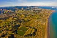 Aerial;Waikanae;Waikanae_Beach;Paraparaumu;Kapiti_Coast;Kapiti_Island;Cook_Strai