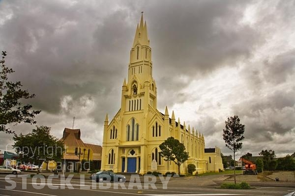 Palmerston North;Manawatu;agriculture;agricultural centre;airport;university;Manawatu River;Cathedral of the Holy Spirit;Catholic Church;Catholic;Church