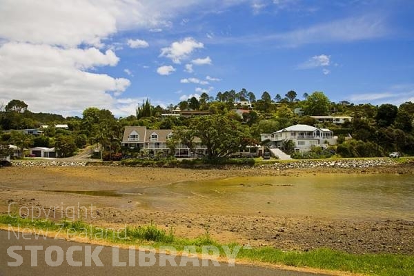 Mangonui;Northland;sandy beaches;bachs;holiday homes;bush;native forrest;golden sands;blue sky;blue sea;Pohutakawa trees;Mangonui Mill Bay