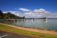 Whangaroa_Harbour;Northland;bachs;holiday_homes;bush;native_forrest;blue_sky;blu