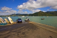 Whangaroa_Harbour;Northland;bachs;holiday_homes;bush;native_forrest;blue_sky;blu