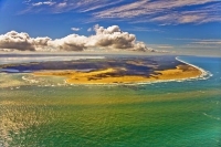 Aerial;Kaipara_Harbour;Rodney;green_fields;paddocks;Tasman_Sea;blue_sky;blue_sea