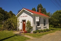 Puhoi;Rodney;church;pub;library;blue_sky