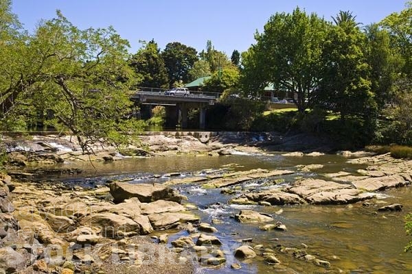 Warkworth;Rodney;road bridge;Warkworth;blue sky;river