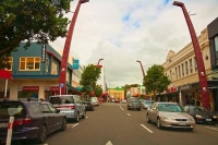 New_Plymouth;Taranaki;The_Mill;Down_Town;traffic;lamp_posts