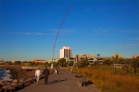 New_Plymouth;Taranaki;Down_Town;Sea;sea_front;walkers;Wind_Wand