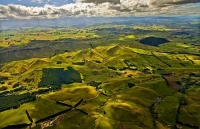 Aerial;Waipukurau;Tararua;church;green_fields;paddocks;Landscape_of_the_Waipukur