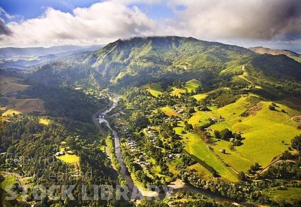 Aerial;Karangahake Gorge;Karangahake Gorge;Waikato;Bay of Plenty;agricultural;bush;native forrest;Ohinemuri River;Gorge