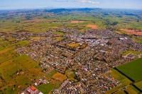 Aerial;Matamata;Waikato;suburburban;bridge;green_fields;New_Zealand;agricultural