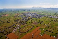 Aerial;Matamata;Waikato;suburburban;bridge;green_fields;New_Zealand;agricultural