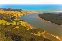 Aerial;Port_Waikato;Waikato_River;River_mouth_Waikatofishing;angling;boating;spe