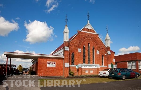 Te Awamutu;Waikato;agricultural;Dairy;Dairy industry;agriculture;sheep;roses;rose capital;rose garden;Methodist Church