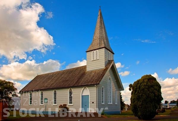 Te Awamutu;Waikato;agricultural;Dairy;Dairy industry;agriculture;sheep;roses;rose capital;rose garden;St Johns Church;Church