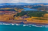 Aerial;West_Coast_Waikato;Waikato;coastal;bachs;holiday_homes;bush;native_forres