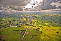 Aerial;Carterton;Wairarapa;native_forest;sheep;sheep_shearing;Tararua_Ranges;agr