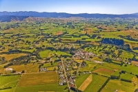 Aerial;Eketahuna;Wairarapa;agricultural;Dairy;Dairy_industry;sheep;church;museum