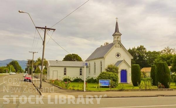 Greytown;Wairarapa;Antiques;native forest;sheep;sheep shearing;Tararua Ranges;agricultural centre;agriculture;tramping tracks;green fields;Station;Rail line;New Zealand photography;Catholic Church;Church