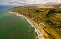 Aerial;Riversdale_Beach;Wairarapa;bachs;holiday_homes;beach;beach_front;boating;