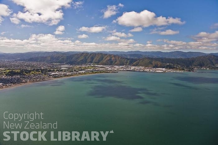 Aerial-Hutt River Mouth-Lower Hutt;Petone