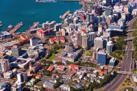 Aerial;Wellington;Beehive;parliament;down_town;highrise;airport;bays;marina;dock