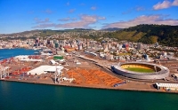 Aerial;Wellington;Beehive;parliament;down_town;highrise;airport;bays;marina;dock