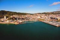 Aerial;Wellington;Beehive;parliament;down_town;highrise;airport;bays;marina;dock