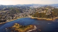 Aerial;Wellington;Beehive;parliament;down_town;highrise;airport;bays;marina;dock