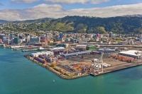 Aerial_Wellington_Wharf_Downtown;harbour;ferries