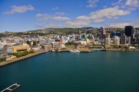 Aerial_Wellington_Te_Papa_Downtown_Stock_exchange;boat_shed;city_centre