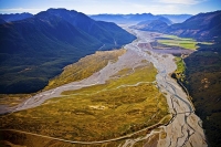 Aerial;Arthurs_Pass_Route_Canterbury;mountains;hills;Lakes;Waimakariri_River;tus