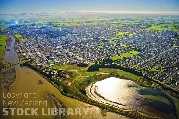 Aerial;Invercargill;Southland;state highway1;Waverley;Windsor;Hawthorndale;Georgetown;Heidelberg;Kingswell;Tisbury;Bushy Point;Airport;queenspark