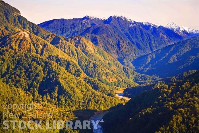 Aerial;Karamea;West Coast;mountains;valleys;river;The Karamea River;Kahurangi National Park